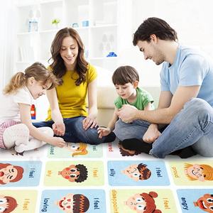 <span class=keywords><strong>Tapis</strong></span> de jeu en <span class=keywords><strong>mousse</strong></span> pour la maison Cartoon Figure Different Expressions Crawling Mat - Product Image 5