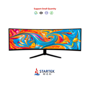 شاشة كمبيوتر منحنية مخصصة للألعاب مقاس 49 بوصة بدقة 3840×1080 وزمن استجابة 1 مللي ثانية وشاشة LCD عالية الدقة - Product Image 1