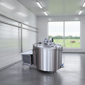 Réservoir de refroidissement et de congélation automatique de lait de haute qualité avec moteur, haute productivité, 500L, 1500kg - Product Image 1