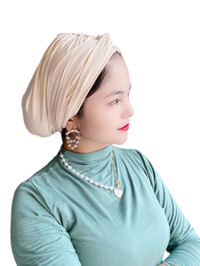 หมวกคลุมศีรษะผ้าโพลีเอสเตอร์น้ำหนักเบาระบายอากาศได้ดีเป็นมิตรกับสิ่งแวดล้อมชุดคลุมศีรษะสำหรับงานแต่งงานดอกไม้แบบเรียบง่ายใส่ได้ท - Product Image 1