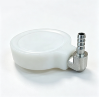Diffuseur d'air nano-bulles amélioré pour aquarium avec connecteur en laiton, disque à bulles ultra-fines pour oxygénation de l'aquarium