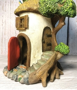 Casetta delle fate porta di apertura del giardino in miniatura decorazione giardino giardino fornitura Cottage - Product Image 4