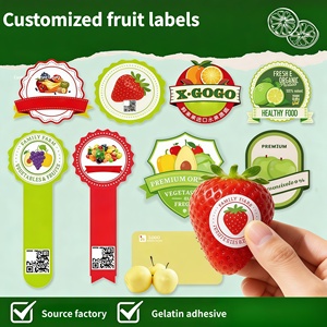 Custom Waterproof UV Printing Digital Printing Takeout Food Packaging Labels Roll <b>Logo</b> <b>Stickers</b> for Restaurant Takeawa - Product Image 2