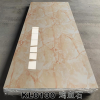 Feuille de marbre imperméable anti-UV en PVC pour panneau mural, armoire de cuisine, décoration intérieure
