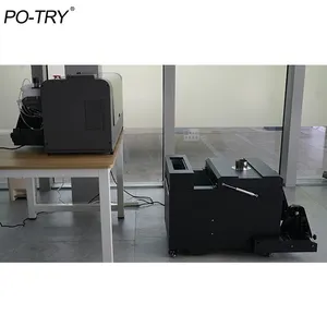 Potry Dtf White Ink Printer Heat Transfer Pet Film T-Shirt Dtf Printer I3200 T-Shirt Printing Machine A3 DTF Printer