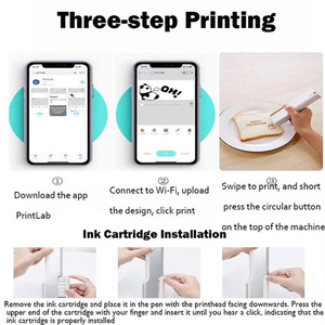 Imprimante alimentaire EVEBOT PrintPen, mini imprimante à jet d'encre sans fil portable pour la décoration de gâteaux et pâtisseries - Product Image 5