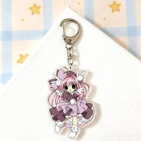 Porte-clés en acrylique imprimé UV sur le thème de l'anime fantastique, figurines de dessin animé Misya, Shia, Kotaro, souvenir, décoration suspendue
