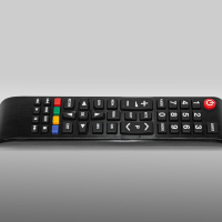 Télécommande infrarouge antichoc KEYUAN TY-44A pour TV et appareils universels, piles AAA, 4 boutons, portée de 20 m, matériau ABS