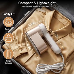 Plancha y Vaporizador de Ropa Portátil con 6 Modos, Mini Vaporizador de Viaje - Product Image 2