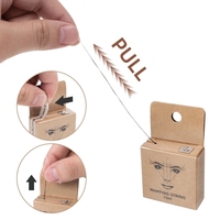 Chaîne de pré-encre de cartographie de Microblading OEM de 10 mètres pour le maquillage Outil de mesure de positionnement semi-permanent de fil de lin de teinture des sourcils