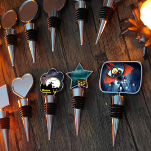 Creative Vacuum Epoxy Wine Stoppers Various Shapes Metal Bottle Stopper Double Seal Wine Cap Seals - Product Image 2
