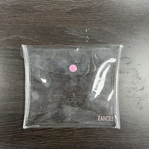 <span class=keywords><strong>Pochette</strong></span> de maquillage <span class=keywords><strong>en</strong></span> <span class=keywords><strong>plastique</strong></span> Transparent avec fermeture <span class=keywords><strong>à</strong></span> bouton, Logo personnalisé, enveloppe <span class=keywords><strong>en</strong></span> PVC avec <span class=keywords><strong>rabat</strong></span> - Product Image 3