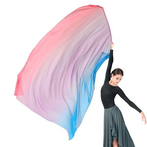 Drapeaux de culte de danse de louange prophétique Drapeaux rectangulaires du ministère de la danse des femmes - Product Image 5