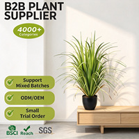 Arbre tropical artificiel jaune-vert de 93 cm, feuillage chaud et réaliste, grande plante artificielle pour véranda, décoration de sol de café