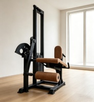 Machine professionnelle d'extension des jambes à pédalier simple, capacité de charge 80 kg, équipement de musculation pour salle de sport