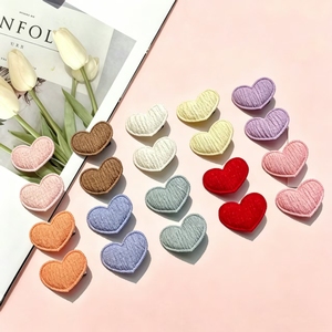 10 Pieces/Set Hot Selling Exquisite Cartoon Series Cute Love Heart Hairpin <b>Sweet</b> Style Fashion Girl's Hairpins Wholesale Jewelry - Product Image 3