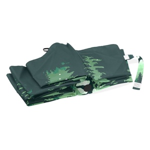 High Quality Luxury 3-fold Automatic Business Rain Umbrella Strong Windproof Black Wooden Handle logo Printing Business Gifts - Product Image 4