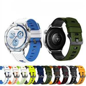 สายนาฬิกาอัจฉริยะแบบกดหัวเข็มขัดสำหรับ Samsung Huawei <span class=keywords><strong>Suunto</strong></span> 9Peak 22mm สไตล์สปอร์ตกันกระแทกอะไหล่สายรัดข้อมือ - Product Image 2