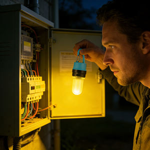 Luz de Camping Recargable con Tapa de Botella y Intensidad Regulable (80lm), 3 Modos, Impermeable, Carga USB-C, Linterna LED Portátil para Taller y Exteriores - Product Image 2