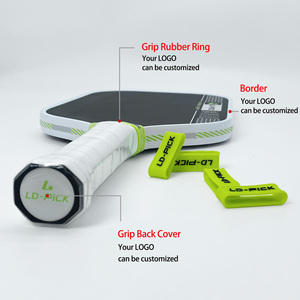 Lõi mới ledao tùy chỉnh bề mặt thô 16mm Độ dày tfp gen4 nâng cấp TORAY T700 sợi carbon pickleball mái chèo hơn quay - Product Image 4