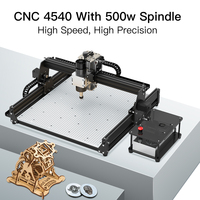 Fresadora CNC de 500W con Husillo 4540, Máquina CNC de 3 Ejes para Madera, Metal y Acrílico, Pequeña Máquina de Grabado y Fresado