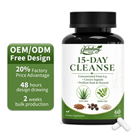 Capsules Détox Nettoyantes OEM/ODM 15 Jours – Compléments Santé et Confort Intestinal – Comprimés Confortables – Dosage – Déconseillé aux Femmes Enceintes