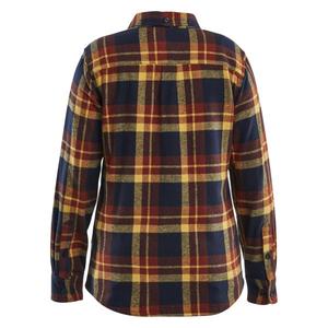 BLAKLADER - 321811685986S Chemise en flanelle pour femme Rouge/Marine foncé-EAN 7330509907689 WORK SHIRTS - Product Image 3