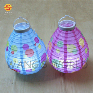 Led giấy đèn lồng New Oval Water Drop Egg shape in cầm tay đèn lồng cho đám cưới giáng sinh Lễ Hội địa điểm trang trí nội thất trực tiếp - Product Image 4