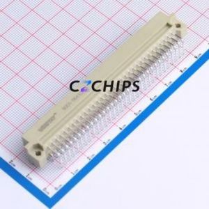 9001-11641C00A DIN41612 Connector Bent Lead Through Hole,P=2.54mm Connector 64P 2 2.54mm Right Angle Insert - Product Image 2