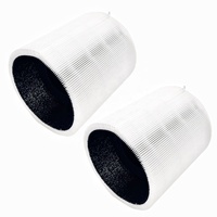 H13 True HEPA فلاتر مع الجسيمات والكربون المنشط استبدال فلتر متوافق مع Blueair الأزرق النقي 511(2-pack)