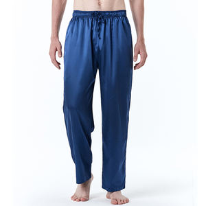 Alta qualità da <span class=keywords><strong>uomo</strong></span> estate <span class=keywords><strong>uomo</strong></span> <span class=keywords><strong>pigiama</strong></span> in raso di seta pantaloni corti e lunghi <span class=keywords><strong>pigiama</strong></span> pantaloni Lounge morbidi pantaloni del <span class=keywords><strong>pigiama</strong></span> - Product Image 3