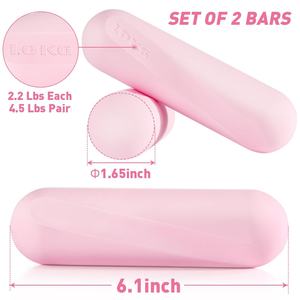 Yoga Pilates <b>Strength</b> <b>Training</b> Adjustable Weight Options Durable Skin-Friendly Silicone Cast Iron Portable Hand Weights - Product Image 4