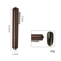 Tamax 3 en 1 Outil multifonctionnel cylindrique noir super magnétique pour la création artistique DIY de superbes designs de vernis gel œil de chat NAM003