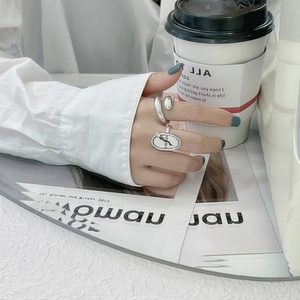 Vintage <b>Rings</b> <b>Ring</b> Minimalist Spiral Design <b>Adjustable</b> Fashion Jewelry for Women Men Party Daily Wear Gift - Product Image 3