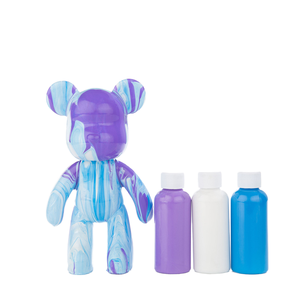 Set de Juguetes Creativos para Dibujar Osos, Plástico ABS, Pintura Fluida para Verter, Oso Violento de 10 Pulgadas, Regalo para Niños - Product Image 1