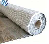 Membrane d'isolation réfléchissante en film d'aluminium Sohi, barrière thermique en PE avec maille renforcée pour l'isolation des toits