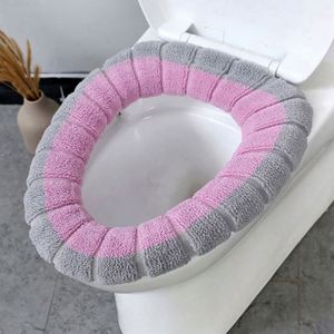 Funda Universal Desechable para Asiento de Inodoro, Cálida para Invierno, Ecológica, de Algodón, Alfombrilla para WC en Forma de O, Cojín para Baño, Mantiene el Calor, Blanco - Product Image 3