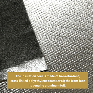 ฉนวนกันความร้อนแบบม้วน XPE พร้อมฟอยล์อะลูมิเนียม <span class=keywords><strong>ราคา</strong></span>ดีที่สุด |   โรงงานผลิตอุปกรณ์สำหรับโครงการวิศวกรรมระบบปรับอากาศ - Product Image 6