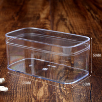 Boîtes à gâteaux et bonbons en acrylique transparentes personnalisées, avec couvercle, pour gâteaux, boîte à tiramisu transparente de qualité alimentaire