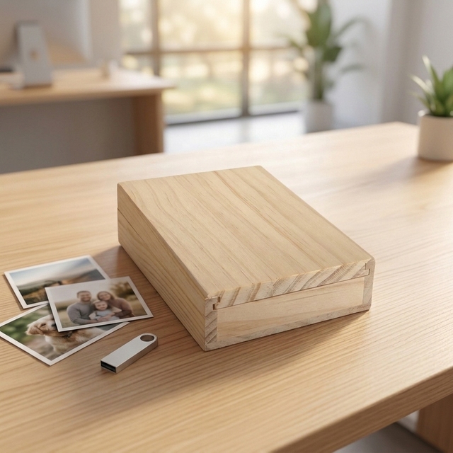 Pine Solid Wood Case with Sliding Lid Mini Size Wholesale Factory Price Ready for DIY Photo Usb Gift Memory Package Box