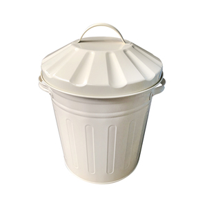 Promotion : Mini poubelle en métal de 15 L pour déchets organiques, idéale pour le compostage domestique et les déchets de rue - Product Image 1