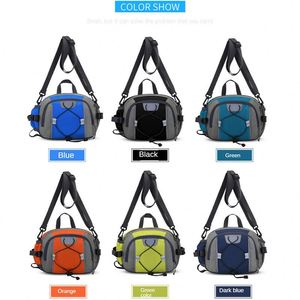 2021 Wholesale Promotion New Fashion Fanny Pack Large <b>Waist</b> <b>Bag</b> for <b>Men</b> with Bottle Holder Water Resistant Lumbar Pack - Product Image 6
