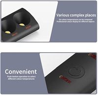 Lampe LED portable rechargeable – 5 températures de couleur (2700K-6000K), 6 modes, design moderne, lampe de nuit