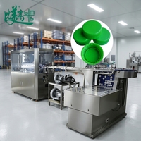 Système d'inspection visuelle automatique des bouchons de bouteilles BMG avec protection, tri, alimentation et rejet, caméra CCD détectant la contamination