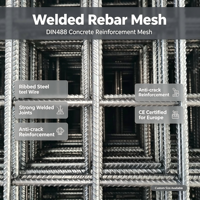 Maille de renforcement soudée préfabriquée REO, maille de renforcement en béton anti-fissures pour bâtiments résidentiels et commerciaux européens