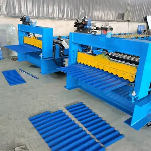 840Mm Standaard Tegelvormende Machine Gegolfd Dakpaneel Rolvormmachine Prijs In Peru