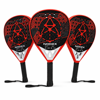 Raquettes populaires pour joueurs avancés, personnalisées, en fibre de carbone 18K, avec lames de pagaie, délai de livraison court, classement supérieur, impression 3D visible, finition mate