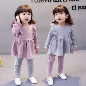 Ropa de Algodón para Bebés Niñas, Diseño Moderno, Leggings y Camisa de Fabricante Chino - Product Image 3