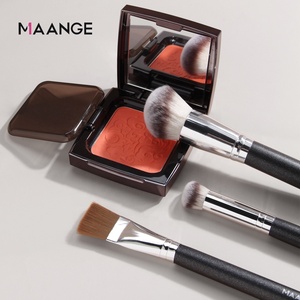 Maange <span class=keywords><strong>3Pcs</strong></span> Tinh Tế Màu Đen Mặt Nạ Bằng Gỗ Bột Kem Che Khuyết Điểm Quảng Đông Nhãn Hiệu Riêng <span class=keywords><strong>Make</strong></span> <span class=keywords><strong>up</strong></span> <span class=keywords><strong>Brush</strong></span> <span class=keywords><strong>Set</strong></span> - Product Image 4