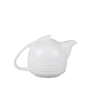 Neuankömmling Keramik Hoch temperatur Teekanne Gute Qualität Einzigartige Form Luxus Porzellan Teekanne mit großer Kapazität
